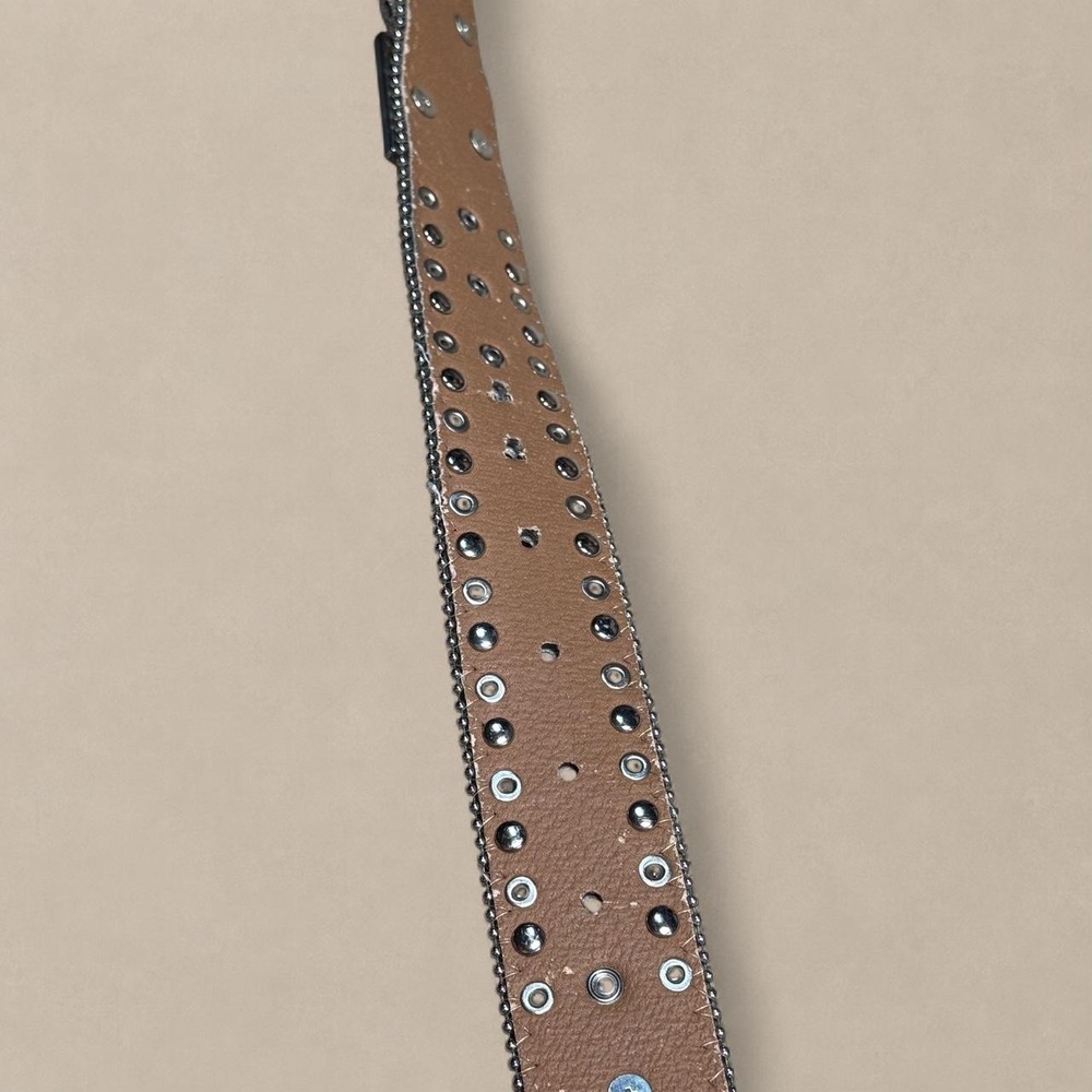 Western Rhinestone Statement Belt - Picture 4 of 7